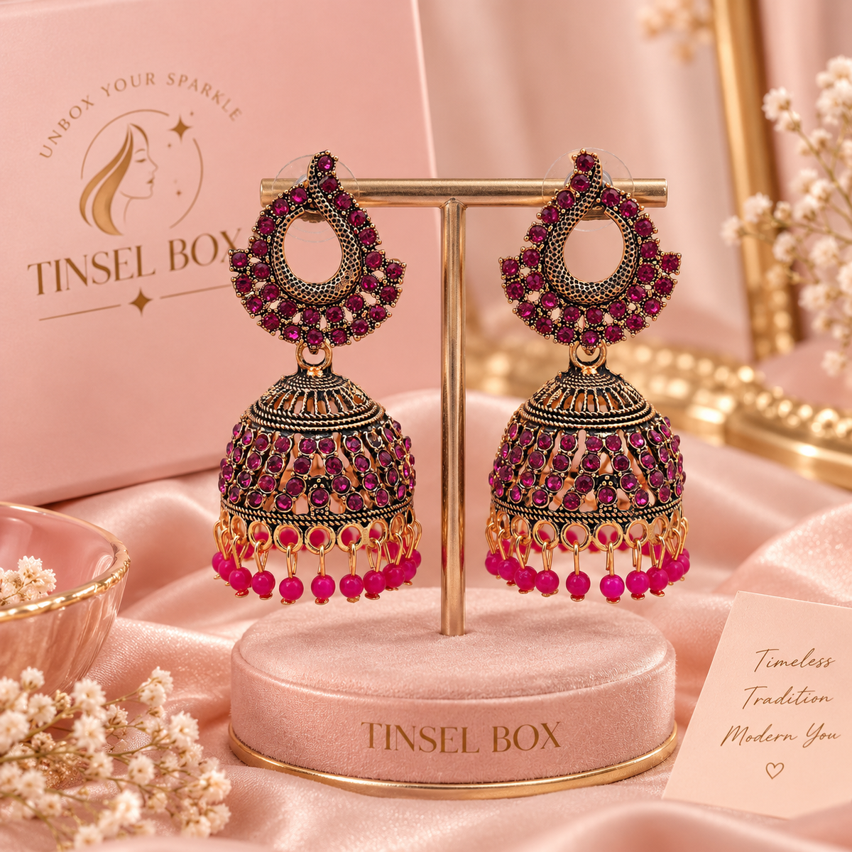 rajwada rani jhumkas