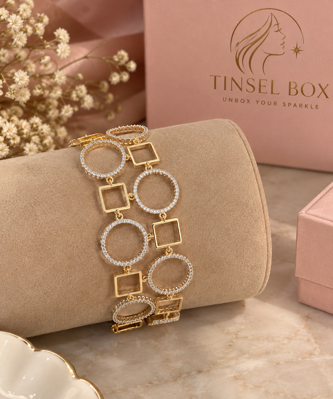 AD golden bracelete