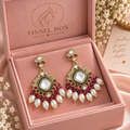 Zeenat Ruby Pearl Chandeliers