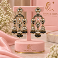 Maroon Royale Kundan Earrings