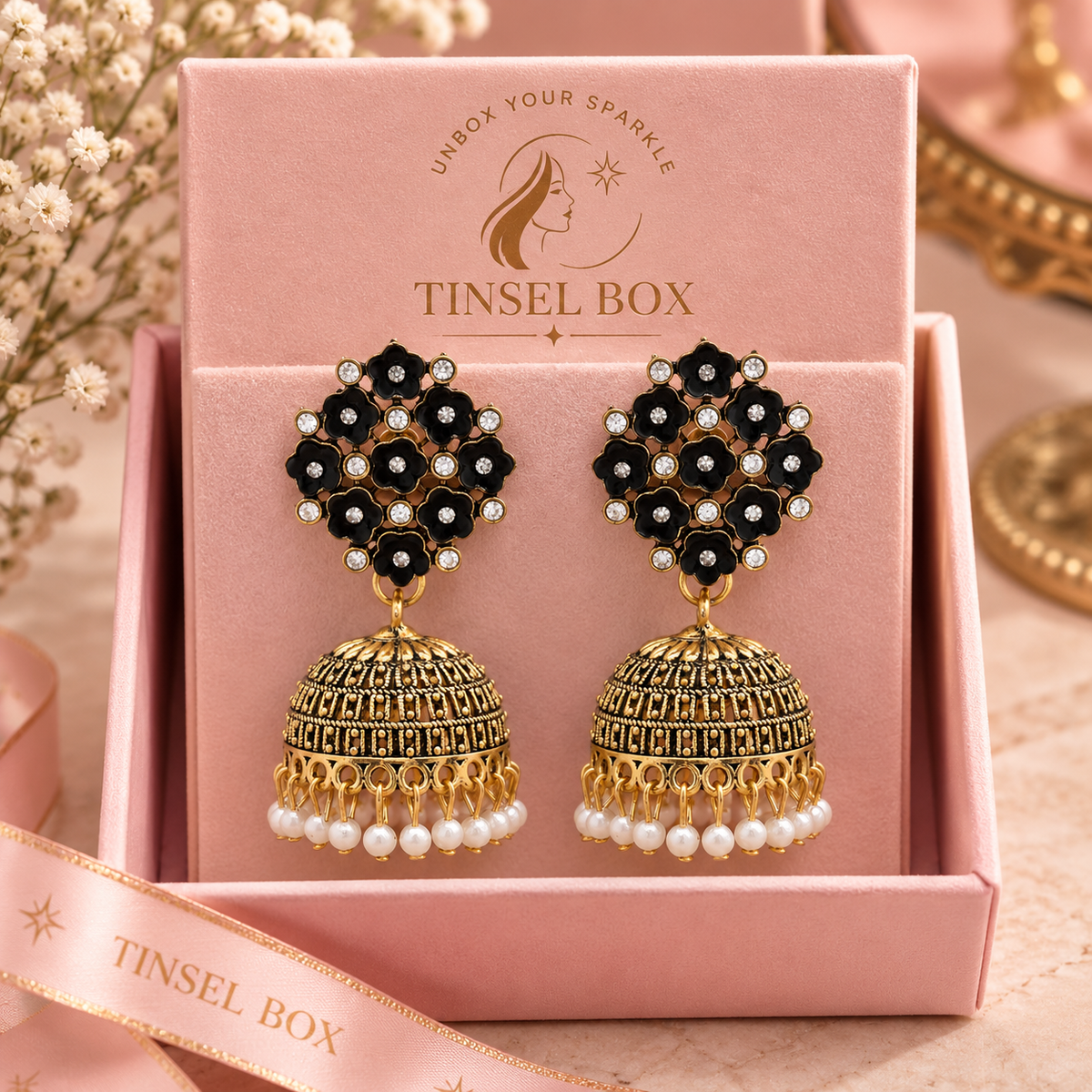 midnight cluster jhumkas