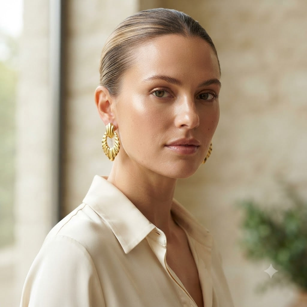 regal twist earrings
