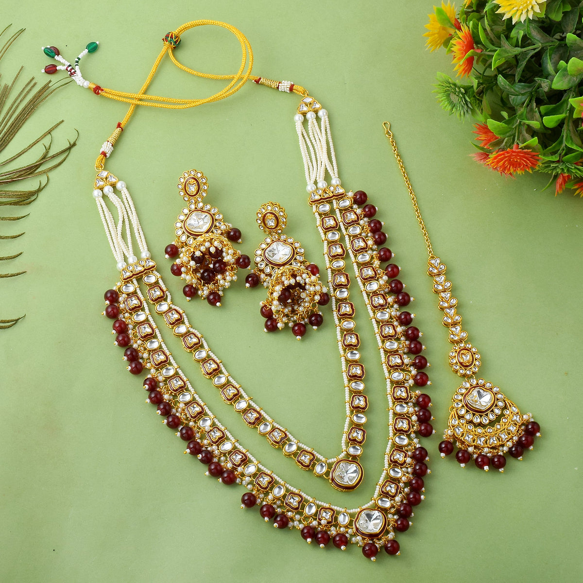 Designer Bridal Kundan Set for Wedding & Reception