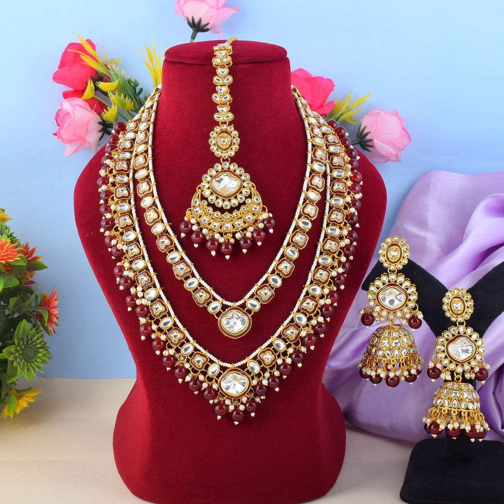 Designer Bridal Kundan Set for Wedding & Reception