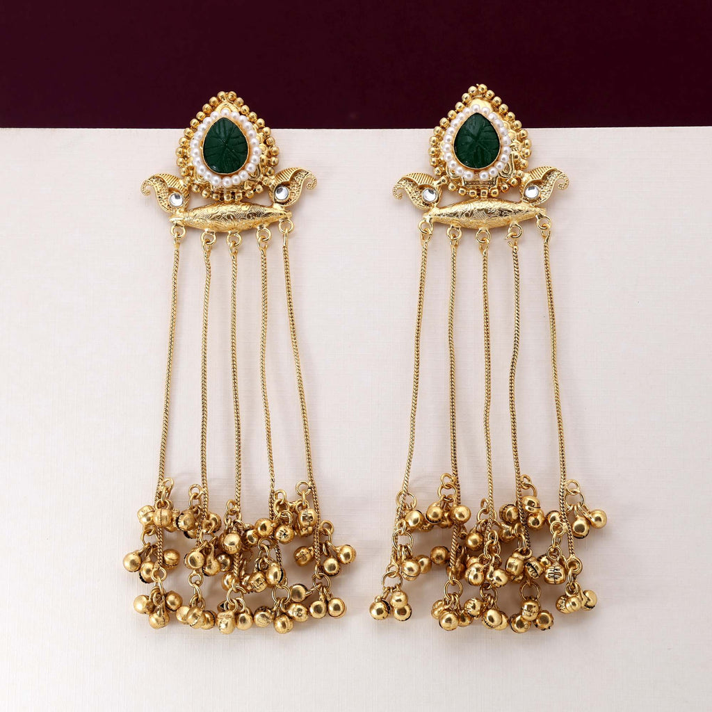 Kashmiri Zari Jhumkas