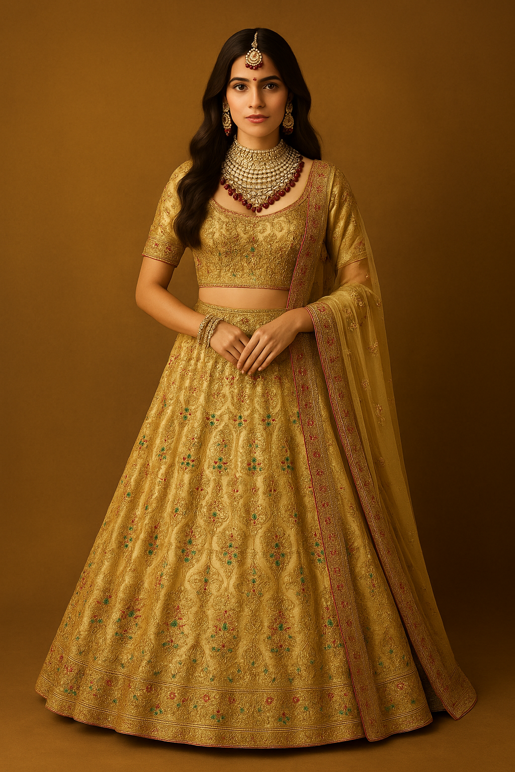 Gorgeous Maroon Color Kundan Necklace Set Perfect For Brides, Parties, And Cultural Celebrations