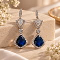 Sapphire blue drops