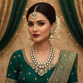 Indian Bridal Emerald Kundan Necklace