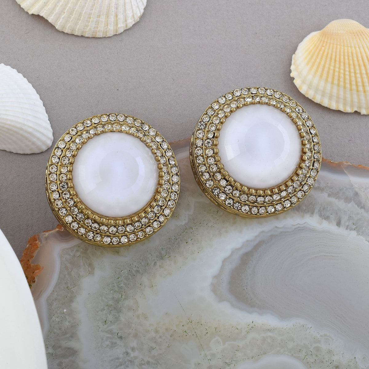 zyra pearl studs