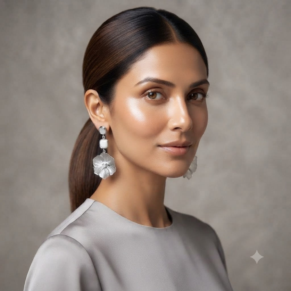 floral grace earrings