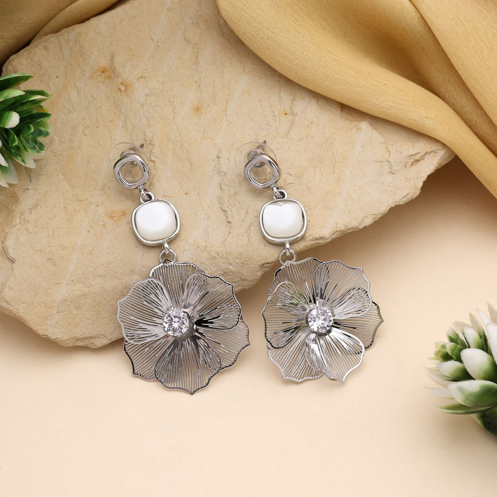 floral grace earrings